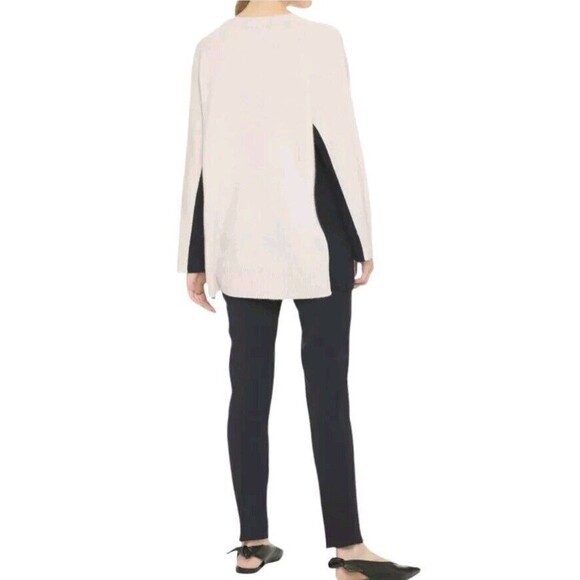 'S Max Mara Wool Cashmere Sweater Womens Small Fumetto Cream Old Money Classic - Picture 4 of 10